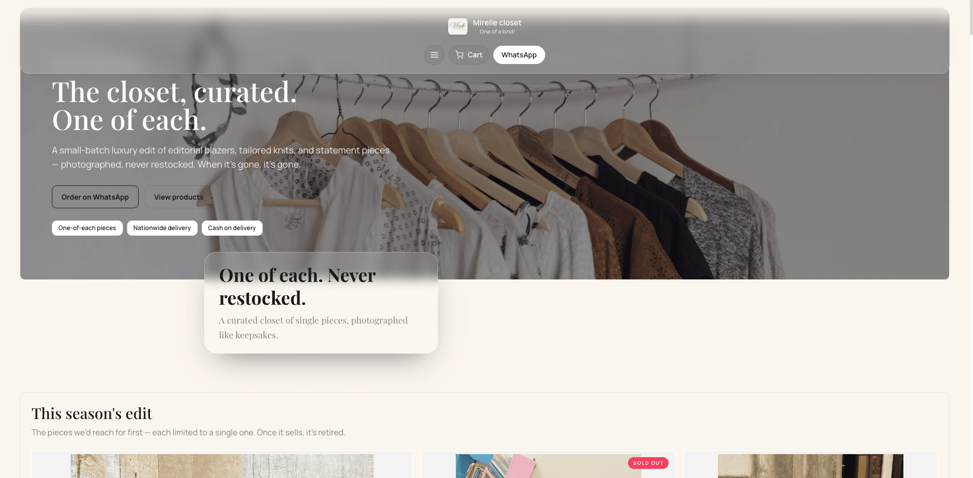 Mirelle theme preview
